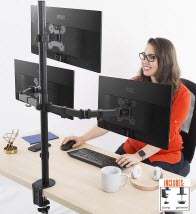 Stand Steady 3 Monitor Desk Mount Stand