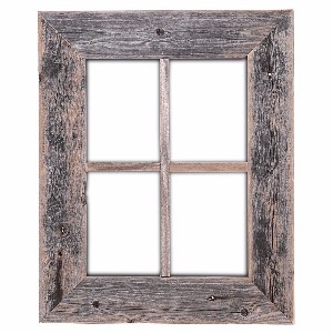 Add a Rustic Window Frame to Your Office Wall