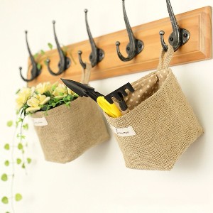 Decorative Baskets or Bags as Office Wall Art