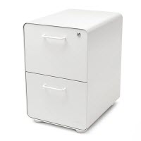Poppin 2-Drawer File Cabinet