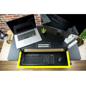 VIVO vs VARIDESK - Keyboard Tray